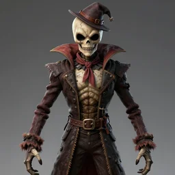 villain scarecrow, symmetrical, highly detailed, digital art, sharp focus, trending on art station, anime art style