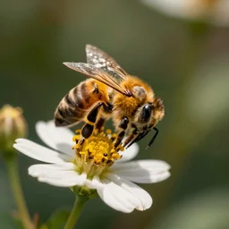 moon honey bee flowers