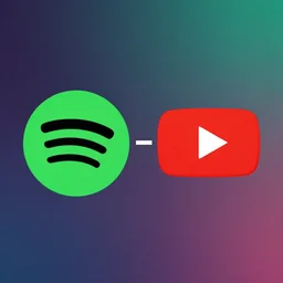 Fusion between Spotify and Youtube logo