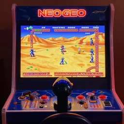 neo geo, arcade game, desert game