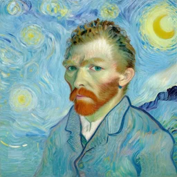 nosferatu painted by van gogh