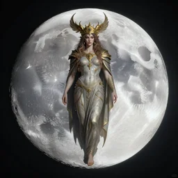 beautiful digital painting skykeeper on the moon with high detail, 8 k, stunning detail, photo by artgerm, greg rutkowski and alphonse mucha, unreal engine 5, 4 k uhd