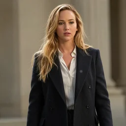 still of Jennifer Lawrence in style of josef fassbender