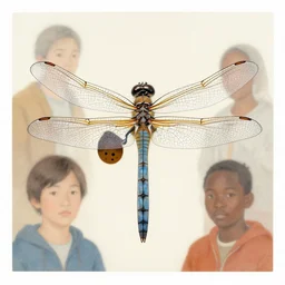 dragon fly, religious art, by fiona staples and dustin nguyen, peter elson, alan bean, wangechi mutu, metallic colors, fractals, deepdream, oxidized copper, led light, highly detailed and intricate, psychedelic, sharp focus,