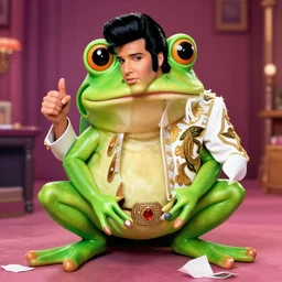 frog elvis, lisa frank