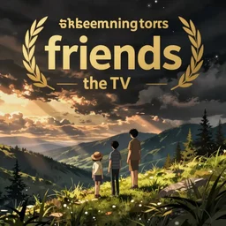 friends the tv show in anime