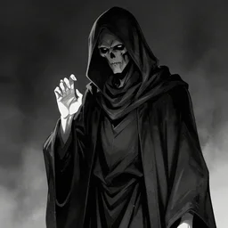 the grim reaper, monochrome, dramatic, by tsutomu nihei