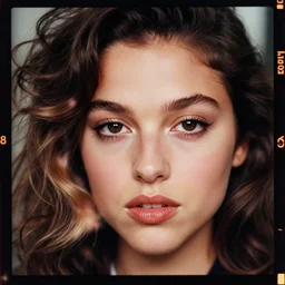 kodak portra 4 0 0, 8 k, highly detailed, britt marling style 3 / 4 photographic close - up face of a beautiful olivia rodrigo with 1 9 5 0 s hairstyle, 1 9 5 0, 1 9 5 0 s style, symmetrical, hasselblad x 1 d - 5 0 c, medium format. soft light