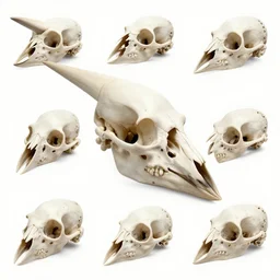 many style sheets, birdskullbird bird head