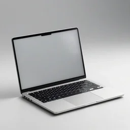 product photo concept for a new simple minimalist designed laptop made by a new company