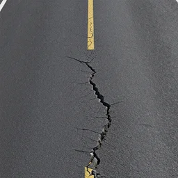 cracked road texture for 3 d models