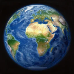 illustration of the center of the earth, realistic painting, classical painting, high definition, digital art, matte painting, very detailed, realistic