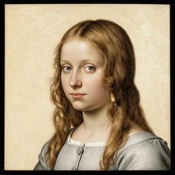 A decent young girl portrait by Albrecht Durer. Rule of thirds.