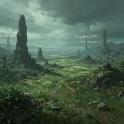 a alien landscape