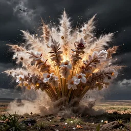 explosion of flowers