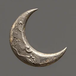 a crescent - shaped one