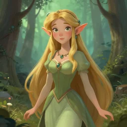 elf princess, trending in artstation