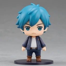 a nendoroid of finn the human