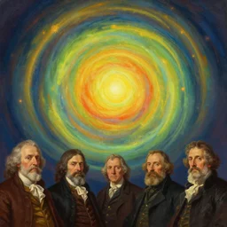 antediluvian occult cosmology, panspermia, by robert hooke and ernst haeckel and agostino arrivabene and joaquin sorolla and martin johnson heade, rule of thirds, vivid colours, negative space, atmospheric, digital painting, artstation, concept art, smooth, sharp focus