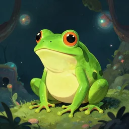 a frog on a mysterious planet named kapla - n 9 - i by greg rutkowski, by artgem