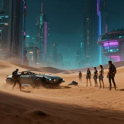 photo environement cyberpunk dune : 4, 4 k rtx hdr volume light concept studio matte painting environement digital illustration style cyberpunk 2 0 7 7 artstation artur tarnowski, mihai muscan, marcin tomalak, marta leydy, marcin stepien, charlotte hughes, zuzanna dabrowa neon bioluminiscence