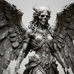 intricate detail of angel of death, highly detailed, octane render, neo - gothic, gothic, character concept design