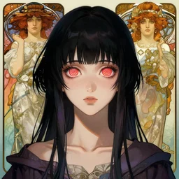 illustration of an anime girl entranced bewitched mesmerized hypnotized mind controlled, spirals in eyes, by artgerm and wlop and greg rutkowski and alphonse mucha, digital art, extreme detail, realistic lighting, cinematic composition, concept art, sharp focus, colorful, photorealistic, 8 k