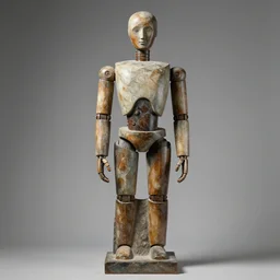 a portrait of a robot by constantin brancusi