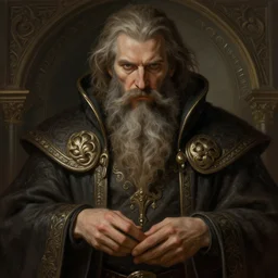 photography alexey gurylev, male merchant, long beard, mysterious, deep focus, d & d, fantasy, complex, elegant, highly detailed, digital painting, artstation, concept art, matte, clear focus, illustration, hearthstone, artgerm art, greg rutkovsky and alphonse mucha, perfect hands