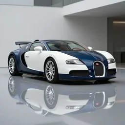 parked [ bugatti veyron eb 1 6. 4 ], environment reflected in the polished car, fog, rain, volumetric lighting, beautiful, golden hour, sharp focus, ultra detailed, cgsociety
