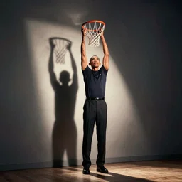 obama dunking