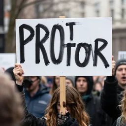 protestor signs, 3 5 mm getty