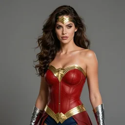a portrait of a beautiful exotic female super heroine, by artgerm michael whelan