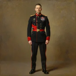 full body portrait of the dictator of the portland trailblazers, 1 8 8 9, in full military garb, oil on canvas by william sidney mount, trending on artstation