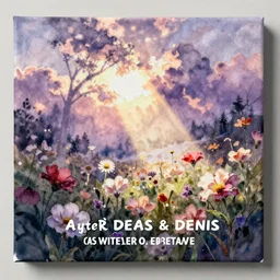 watercolor on canvas flowers and dreams