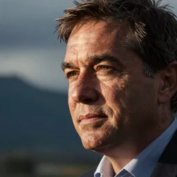 a close-up of Francois Legault