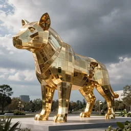 giant parametric architecture animal sculpture by zara hadid