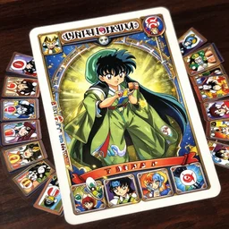 A concept art showing a card game designed by Akira toriyama . This is a card game concept art , card , tabletop, design, card , Pinterest