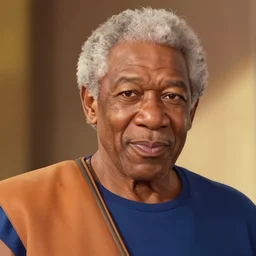 morgan freeman as super saiyan character in disney movie