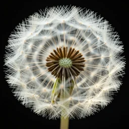 nuclear dandelion, symmetrical, highly detailed, digital art, sharp focus, trending on art station, glowing