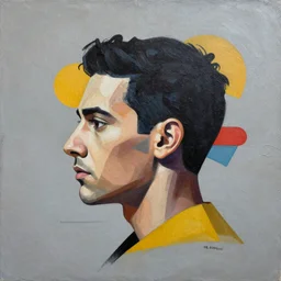 David Tenant profile picture by Sachin Teng, asymmetrical, Organic Painting , Matte Painting, geometric shapes, hard edges, graffiti, street art:2 by Sachin Teng:4