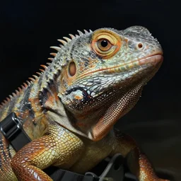 portrait of a lizard soldier, extreme fine detail background, night, highly detailed, detailed eyes, high quality, digital painting, hyperrealistic, by gaston bussiere, j. c. leyendecker, craig mullins