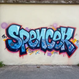 graffiti of the word'spencer'