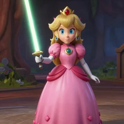 Princess Peach, scene from StarWars