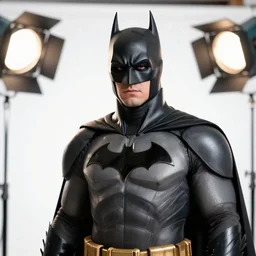 still photo of batman, highly detailed, photorealistic portrait, bright studio setting, studio lighting, crisp quality and light reflections, unreal engine 5 quality render