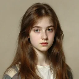 beautiful girl portrait by sargent