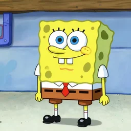 realistic photo of spongebob meatpants