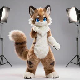 anthropomorphic fantasy adventure cat, fluffy tail, fursuit, cosplay, trending on instagram, photography, sigma 8 5 mm f / 1. 4, studio lighting