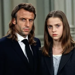 Emmanuel Macron daughters in American Psycho (1999)