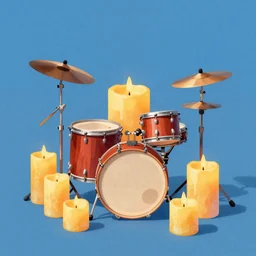 candles drums album art by 23 Envelope